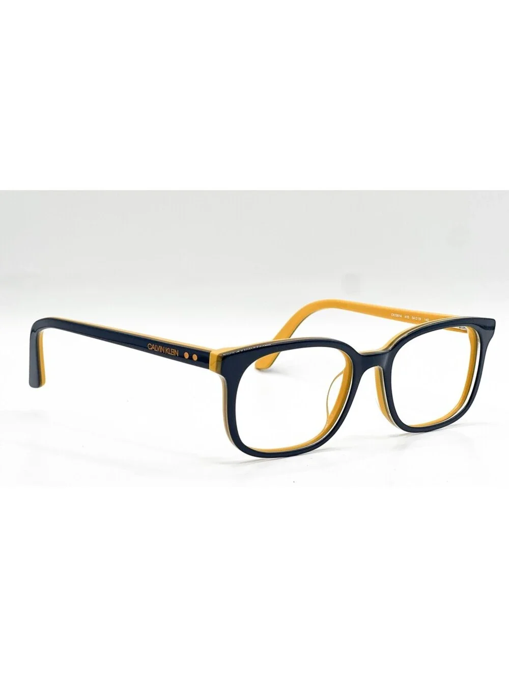 Calvin Klein Ck19154 415 Navy Rectangle Authentic Eyeglass Frames 54-19